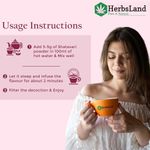 Buy Herbsland Pure Shatavari Powder - Natural Remedy For Reproductive Health, Digestion & Immunity | Ayurvedic Powder |100 gm - Purplle