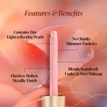 Buy FACES CANADA 3 in 1 Liquid Highlighter – Gold 01, 18 ml | Primer | Highlighter | Strobe Serum | Luminous Finish | Lightweight Formula | Hydrating | Long Lasting Glow | Easily Blendable - Purplle