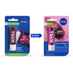 Buy Nivea Black Berry Shine Caring Lip Balm (4.8 gm) - Purplle