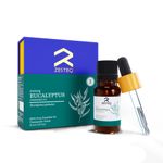 Buy Zesteq Undiluted Organic Eucalyptus Essential Oil (15 ml) | Clinically Tested | Refreshes & Soothes, Supports Respiratory Health, Relieves Congestion | Certified Organic - Purplle
