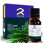 Buy Zesteq Undiluted Organic Tea Tree Essential Oil (15 ml) | Clinically Tested | Purifies Skin, Fights Acne, Soothes Irritations | Certified Organic - Purplle