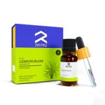 Buy Zesteq Undiluted Organic Lemongrass Essential Oil (15 ml) | Clinically Tested | Uplifts Mood, Relieves Stress, Natural Deodorizer | Certified Organic - Purplle