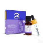 Buy Zesteq Undiluted Organic Lavender Essential Oil (15 ml) | Clinically Tested | Soothes & Nourishes Skin, Promotes Relaxation & Stress Relief | Certified Organic - Purplle