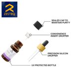 Buy Zesteq Undiluted Organic Lavender Essential Oil (15 ml) | Clinically Tested | Soothes & Nourishes Skin, Promotes Relaxation & Stress Relief | Certified Organic - Purplle