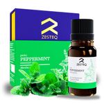 Buy Zesteq Undiluted Organic Peppermint Essential Oil (15 ml) | Clinically Tested | Energizes & Refreshes, Relieves Headaches, Soothes Muscles | Certified Organic - Purplle