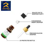 Buy Zesteq Undiluted Organic Peppermint Essential Oil (15 ml) | Clinically Tested | Energizes & Refreshes, Relieves Headaches, Soothes Muscles | Certified Organic - Purplle
