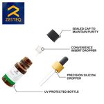 Buy Zesteq Undiluted Organic Rosemary Essential Oil (15 ml) | Clinically Tested | Promotes Hair Growth, Nourishment & Strength | Controls Hair Fall | Certified Organic - Purplle