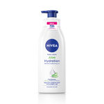 Buy NIVEA 100% NATURAL ALOEVERA Body lotion- 5 in 1 COMPLETE CARE for 48H Refreshing moisturization (400 ml) - Purplle