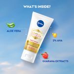 Buy NIVEA Luminous Even Glow Face Wash 100 ml - Purplle