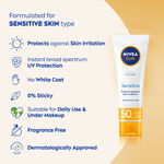 Buy NIVEA Sun Sensitive UF Face 50 ml - Purplle