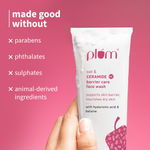 Buy Plum Oat & 1% Ceramide Barrier Care Face Wash - Hydrates & Nourishes Skin, Non-drying (100 ml) - Purplle