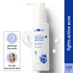 Buy Plum 1% Salicylic Acid Clearly Gentle Gel Face Wash with Blueberry | Helps fight active acne | Gentle & non-drying | For oily, acne-prone skin | Beginner-friendly | All genders | 100% Vegan | 100 ml - Purplle