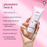 Buy Plum Oat & Ceramide Complex 100% Mineral Sunscreen | SPF 50 PA+++ | No White Cast | For Sensitive Skin | Strengthens Skin Barrier | Sun Protection From UVA/B Rays | Lightweight, Non-Oily | Men & Women | 50 gm - Purplle