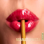 Buy Lakme Glitterati Lip Glaze 101 Scarlet Spritzer - For fuller hydrated lips with crystal shine - 5 ml - Purplle