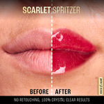 Buy Lakme Glitterati Lip Glaze 101 Scarlet Spritzer - For fuller hydrated lips with crystal shine - 5 ml - Purplle