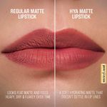 Buy Lakme 9to5 Hya Matte Lipstick With Hyaluronic Acid & Vitamin E, Hydrating, Smudge Proof, Long-lasting Up To 14Hrs, Plum Pitch 3.6 gm - Purplle