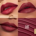 Buy Lakme 9to5 Hya Matte Lipstick With Hyaluronic Acid & Vitamin E, Hydrating, Smudge Proof, Long-lasting Up To 14Hrs, Plum Pitch 3.6 gm - Purplle