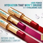 Buy Lakme 9to5 Hya Matte Lipstick With Hyaluronic Acid & Vitamin E, Hydrating, Smudge Proof, Long-lasting Up To 14Hrs, Plum Pitch 3.6 gm - Purplle