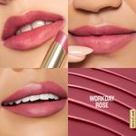 Buy Lakme 9to5 Hya Matte Lipstick With Hyaluronic Acid & Vitamin E, Hydrating, Smudge Proof, Long-lasting Up To 14Hrs - Workday Rose - 3.6 gm - Purplle