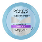 Buy Ponds Hydra Miracle Super Light Gel with Hyaluronic Acid & Salicylic - Non-Sticky Non-Oily Refreshing Gel | For All Skin Types | Reduces pores and acne - 200 gm - Purplle