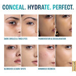 Buy Lakme 9to5 Hya Matte Liquid Concealer With Hyaluronic Acid, Rosehip Oil, Marula Oil, Ultra Breathable Finish, Weightless Formula - Beige - 2 ml - Purplle