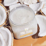 Buy Wild Oak Pina Colada Shea Butter Sugar Scrub | 300 gm | With Collagen, Peptides & Ceramides | Tan Removal & Smooth Skin | Removes Dead Skin | Ultra Hydrating, Exfoliating & Moisturising Sugar Body Scrub - Purplle