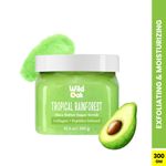 Buy Wild Oak Tropical Rainforest Shea Sugar Body Scrub | 300 gm | With Avocado, Collagen & Peptides | Tan Removal & Smooth Skin | Removes Dead Skin | Ultra Hydrating, Exfoliating & Moisturising Sugar Body Scrub - Purplle