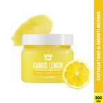 Buy Wild Oak Candid Lemon Shea Butter Sugar Scrub | 300 gm | With Niacinamide, Vegan Collagen & Peptides | Tan Removal & Smooth Skin | Removes Dead Skin | Ultra Hydrating, Exfoliating & Moisturising Sugar Body Scrub - Purplle