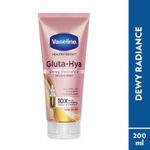 Buy Vaseline Gluta-Hya Flawless Glow Serum-In-Lotion 200 ml + Vaseline Gluta-Hya Dewy Radiance Lotion 200 ml - Purplle