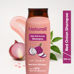 Buy Naturali Hairfall Arrest Shampoo with Red Onion & Bhringraj | Controls Hairfall | Paraben and Sulphate Free Shampoo | Hairfall Shampoo for Men & Women,370 ml - Purplle