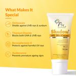 Buy Fixderma Shadow Sunscreen SPF 50+ Cream PA+++ Sunscreen for Dry Skin, Sunscreen for UVA & UVB Protection, Non Greasy & Water Resistant - 40 gm - Purplle