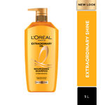 Buy L'Oreal Paris Extraordinary Oil Nourishing Shampoo For Dry and Dull Hair, Smoothens Hair, 1000 ml - Purplle