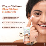 Buy Mamaearth Chia Oil-Free Moisturizer with Chia Seed & Ceramides for Healthy Skin Barrier 80 gm | Normal to Oily Skin |hydrated glow| 24 Hrs Long-Lasting Hydration | Co-Created with Dermats | Oil-Free Formula | Fragrance Free - Purplle