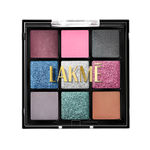 Buy Lakme Ultimte Glam Eyeshadow, 9 shades, Intense Payoff, Easy to blend, Evening Glam 11.7 gm - Purplle
