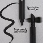 Buy Swiss Beauty Select Single Swipe High Impact Kohl Kajal | with in-built smudger | 16-Hour Stay | Black 1.2gm - Purplle