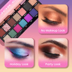 Buy Swiss Beauty Major One Eyeshadow Palette with 21 Highly blendable shades | Blend of Mattes, Metallics and Shimmers | 01 (20 gm) - Purplle