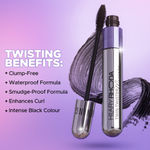 Buy Hilary Rhoda Twin Twister Mascara | Volumises & Lengthens | Waterproof & Smudge-Proof Formula | Enhances Curl & Clump-Free | Highly Pigmented - 12 ml - Purplle