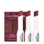 Buy Hilary Rhoda Matte Trio Lipstick | Matte Finish & Long Lasting Lipstick | Pack of 3 Lipsticks | Highly Pigmented & Glides Smoothly | Vegan & Cruelty-Free -3g x 3U (Red-volution Trio - Shade 1) - Purplle