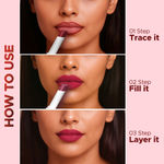 Buy Hilary Rhoda Matte Trio Lipstick | Matte Finish & Long Lasting Lipstick | Pack of 3 Lipsticks | Highly Pigmented & Glides Smoothly | Vegan & Cruelty-Free -3g x 3U (Nude-Mood Trio - Shade 2) - Purplle