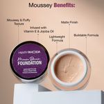 Buy Hilary Rhoda Mousse Dream Foundation | Lightweight & Buildable Foundation | Mousse Long Lasting & Flawless Matte Finish Foundation - 25 gm (Fair | Shade 02) - Purplle