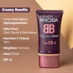 Buy Hilary Rhoda BB Daily Wear Cream with SPF 15 | Infused with Wheat Germ Oil & Jojoba Seed Oil | Weightless Formula | Hides Blemishes, Dark Spots & Pigmentation 40 ml(Nude Beige - Shade 3) - Purplle