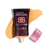 Buy Hilary Rhoda BB Daily Wear Cream with SPF 15 | Infused with Wheat Germ Oil & Jojoba Seed Oil | Weightless Formula | Hides Blemishes, Dark Spots & Pigmentation 40 ml(Nude Beige - Shade 3) - Purplle