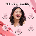 Buy Hilary Rhoda Blush Rush | Highly Pigmented | Silky Smooth Texture | Available in 6 Shades | Matte Finish | Buildable Coverage | Blends Easily & Glides on Smoothly - 6 gm (Cherry Blossom - Shade 02) - Purplle