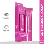 Buy Mila Beaute Peptide infused Gloss I With Hyaluronic Acid & Vitamin E I Hydrating I Plump & Fuller Lips - Rose Thandai, 8 gm - Purplle