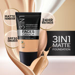 Buy FACES CANADA Airbrushed Shine Combo - All Day Hydra Matte Foundation - Rose Ivory 011 (18 ml) + Strobe Cream - Rose Gold (18 ml) | Illuminating & Glowing Makeup Base | 10HR Long Wear - Purplle