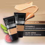 Buy FACES CANADA Airbrushed Shine Combo - All Day Hydra Matte Foundation - Rose Ivory 011 (18 ml) + Strobe Cream - Rose Gold (18 ml) | Illuminating & Glowing Makeup Base | 10HR Long Wear - Purplle
