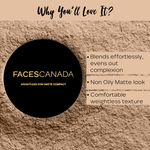 Buy FACES CANADA Lumi Matte Glow Combo - Strobe Cream - Rose Gold (18 ml) + Kajal - Black (0.35 gm) + Weightless Compact Powder - Natural 02 (9 gm) | Flawless Glowy Finish | Hides Imperfections - Purplle