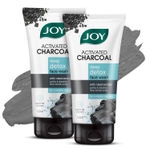 Buy Joy Activated Charcoal Face Wash for Oily Skin | Controls Oil & Removes Dirt & Blackheads | Fights Pollution, Reduces Acne & Pimples For a Clearer & Smoother Skin, (150ml x 2) - Purplle