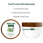 Buy Naturali Anti-Dandruff Hair Mask With Hemp, Sage & Salicylic Acid | Clarifies Scalp | Reduces Itchiness | Deeply Moisturises | Paraben & Mineral Oil Free | 200 ml - Purplle