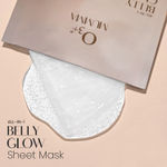 Buy O3+ Belly Glow Hydrating Sheet Mask | Eases Stretch Marks Pregnancy Safe Skincare With Bio Nourish Oil (50 ml) - Purplle